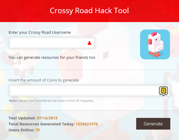 crossy road hack
